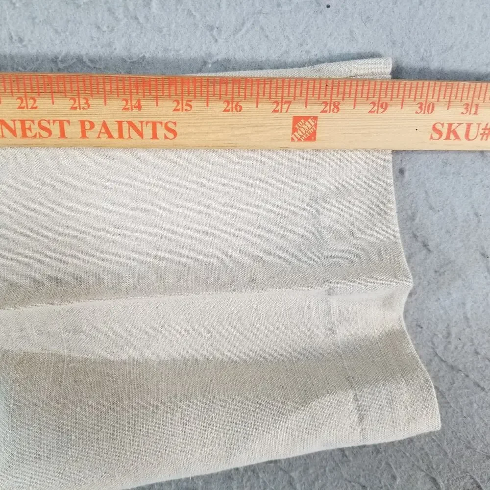 Dockers Pants Mens 40x29 Beige Linen Blend Classic Pleated Casual Dress Trousers
